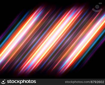 colorful abstract radiant neon series