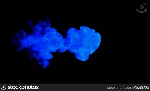 Colorful Abstract smoke shape. Alpha channel is included