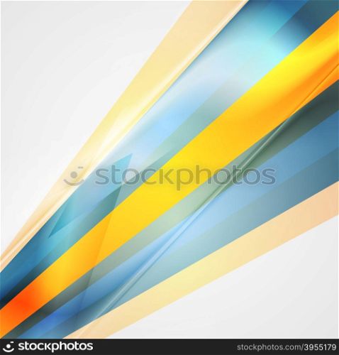 Colorful abstract tech striped background