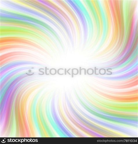 Colorful and beautiful rainbow swirl background