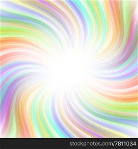 Colorful and beautiful rainbow swirl background