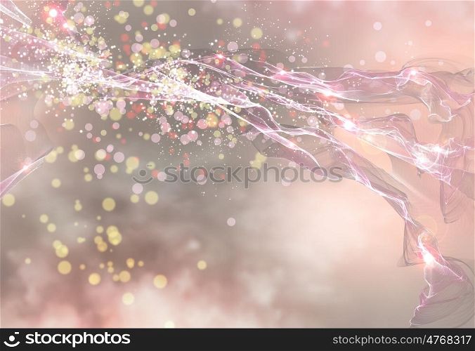 Colorful background. Colorful abstract background with lights and loops