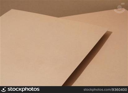 Colorful background from brown paper with shadow. Abstract geometric. The colorful background from brown paper with shadow. Abstract geometric