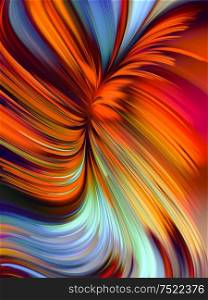 Colorful Background. Liquid Screen series. Abstract composition of vibrant flow of hues and gradients suitable in projects related to art, design and technology