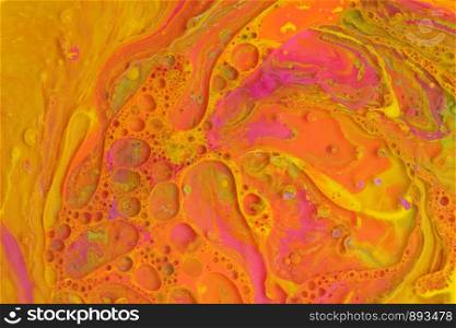 Colorful blots. Abstract background. Marble texture. Acrylic colors.