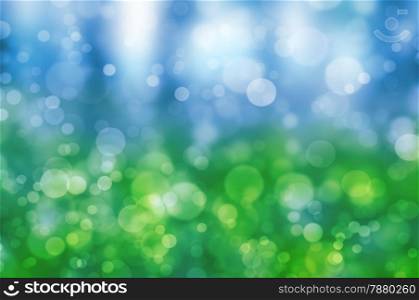 Colorful bokeh abstract light background, filter image