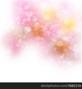 Colorful bokeh abstract light background for template design, filter image