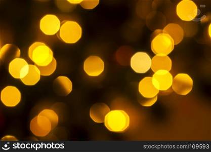 Colorful bokeh. Creative image of bright festive lights, blurred background.