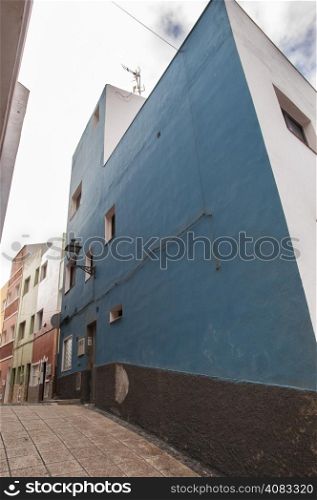 Colorful buildings in Tenerife Canary Islands