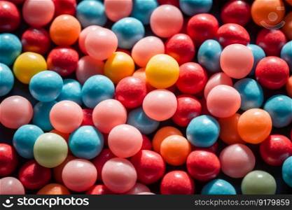 Colorful candy background. Assorted snack. Generate Ai. Colorful candy background. Generate Ai
