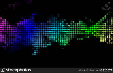 Colorful circles background