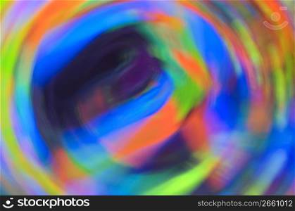 Colorful circles, close-up