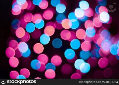 Colorful color lights bokeh background, Chrismas lights bokeh