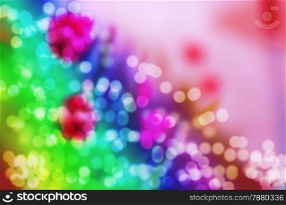 Colorful color lights bokeh background, Chrismas lights bokeh, filter image