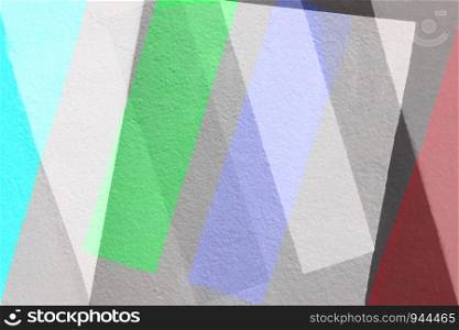 Colorful color painted on concrete wall for abstract background.