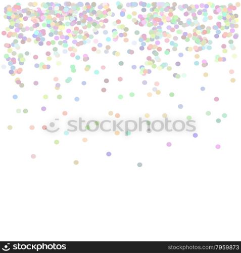 Colorful Confetti. Colorful Confetti Isolated on White Background. Confetti Background