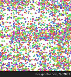 Colorful Confetti Isolated on White Background. Confetti Background. Colorful Confetti