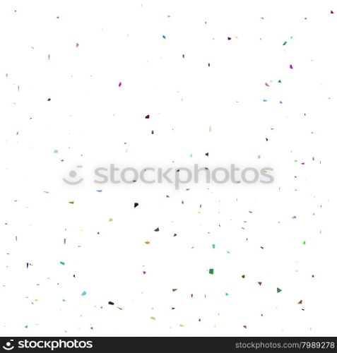 Colorful Confetti Isolated on White Background. Confetti Background.. Colorful Confetti Isolated