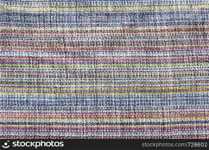 Colorful cotton fabric textured background, Fashion pattern textile design background concept
