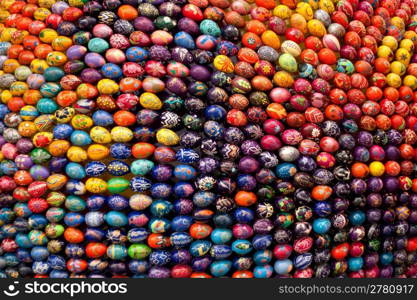 Colorful Easter eggs. Abstract easter colorful background.