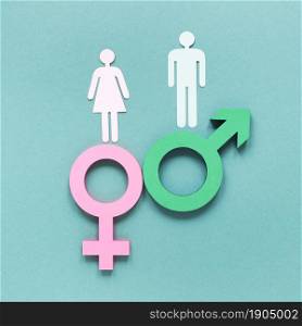 colorful equal rights symbols concept. Beautiful photo. colorful equal rights symbols concept
