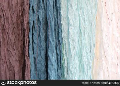Colorful fabric pattern