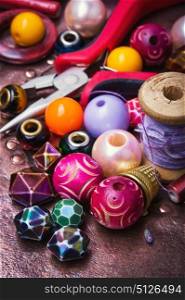 Colorful fashion beads