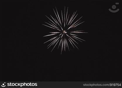 Colorful fireworks on the black sky background. Colorful fireworks on the black sky background.