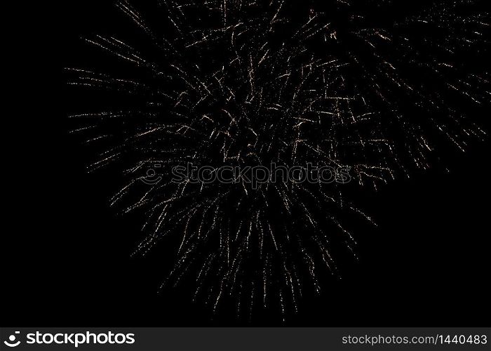 Colorful fireworks on the black sky background. Independence Day Fourth of July. Colorful fireworks on the black sky background. Independence Day Fourth of July.