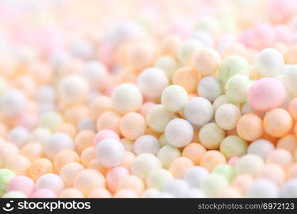 Colorful Foam ball isolated in white background