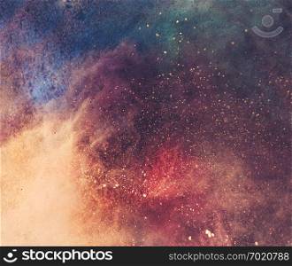 Colorful galaxy faded holi background. Holi celebration, festival of colors.. Colorful galaxy faded holi background.