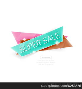 Colorful geometric website sale tag button. Colorful geometric website sale tag button. universal internet banner