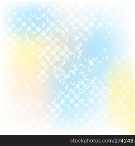Colorful grunge halftone abstract design. Colorful grunge halftone design