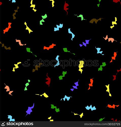 Colorful Grunge Seamless Pattern. Colorful Grunge Seamless Pattern on Black Background. Colorful Grunge Seamless Pattern