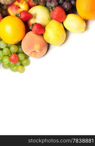 Colorful healthy fresh fruit. Shot in a studio