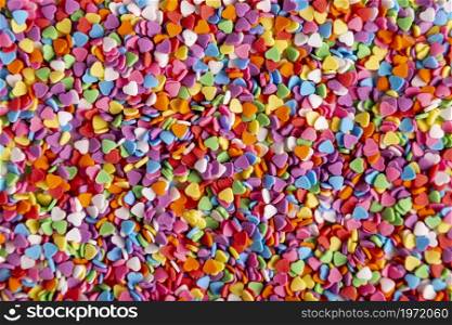 colorful heart candies flat lay. High resolution photo. colorful heart candies flat lay. High quality photo