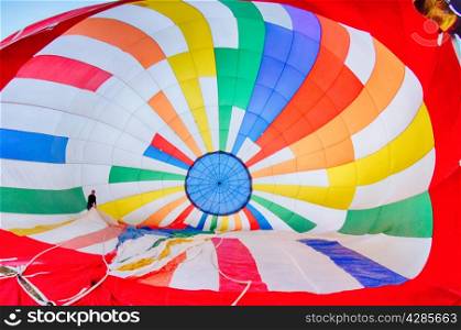 Colorful hot air balloon . Colorful hot air balloons at festival
