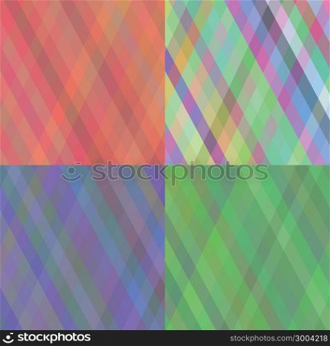 colorful illustration with abstract backgrouns of rhombuses for your design