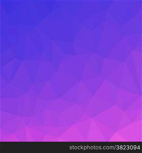colorful illustration with abstract polygonal background