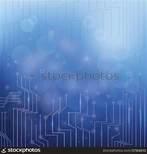 colorful illustration with blue lines background for your design
