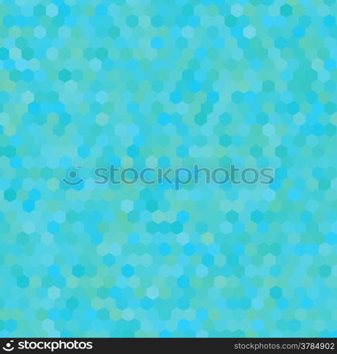 colorful illustration with hexagon background for your design