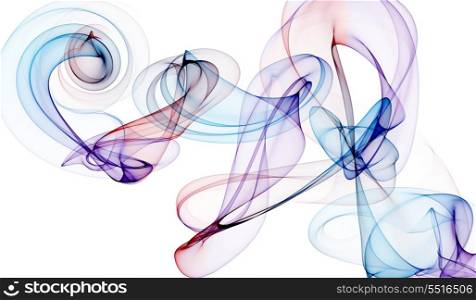 Colorful ink on white illustration wallpaper