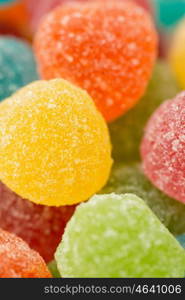 Colorful jellybeans close. Photo to use wallpaper
