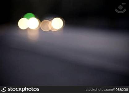 Colorful light circles in blur. Blurred background with light circles.