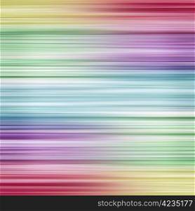 Colorful linear rainbow design background with copy space.