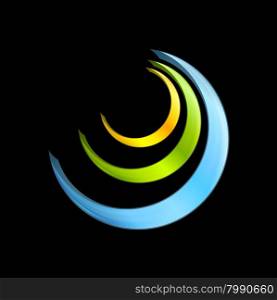 Colorful logo element design. Colorful logo element abstract design