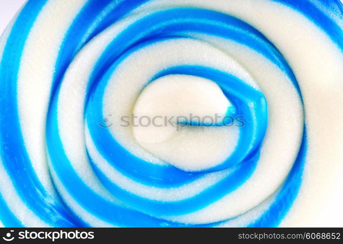 Colorful lollipop against the background