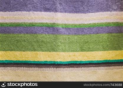 Colorful Mat Seamless Texture,Carpet With Striped Repeated Vertical Pattern Background.