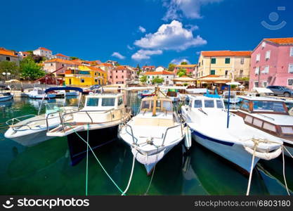 Colorful mediterranean village in Croatia, Sali on Dugi Otok island