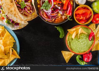 colorful mexican menu. High resolution photo. colorful mexican menu. High quality photo